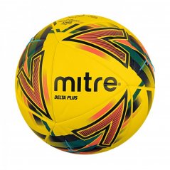 Mitre Delta Plus Football Yellow/Black