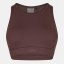 USA Pro Pro Core Racer Back Sports Bra Ladies Espresso