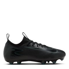 Nike Zoom Mercurial Vapor 16 Juniors Firm Ground Football Boots Black/Green