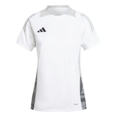adidas Women's Tiro 24 Short Sleeve Performance T-Shirt White