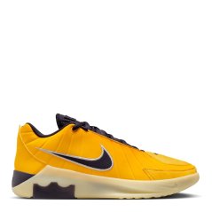 Nike Men's Basketball Trainers Purple/Yellow