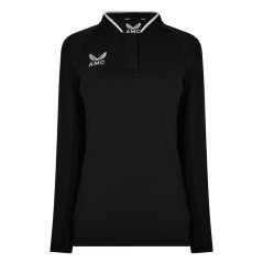 Castore Long Sleeve Polo Top Womens Black