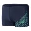 Speedo Men's Medley Logo Swim Shorts Navy/Green