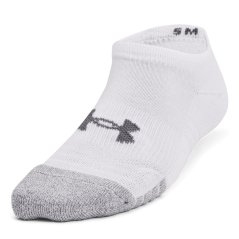 Under Armour UA Performance Tech 3-Pack No Show Socks Kids' White