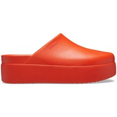 Crocs Dylan Platform Clogs Lava