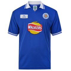 Score Draw Leicester City Home Shirt 2000 Blue