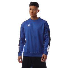Sondico Men's Performance Crew Sweatshirt Royal/Navy/Whit