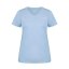 Slazenger Ladies V Neck Tee Shirt Light Blue