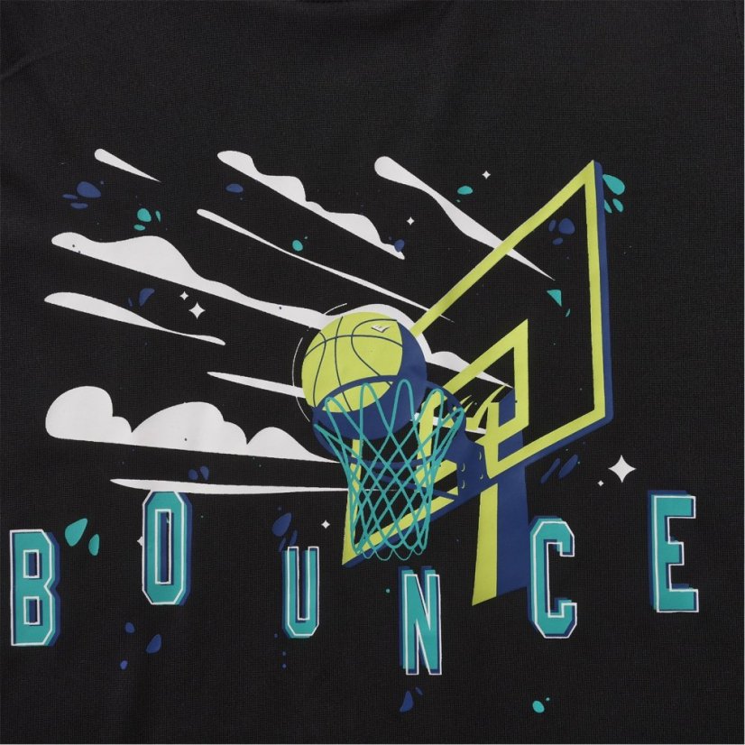 Everlast Basketball Short Sleeve Performance T-Shirts Juniors Black