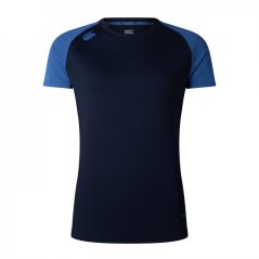 Canterbury Women's Elite Training Short-Sleeve Performance T-Shirt Navy/Marl