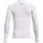 Under Armour HeatGear® Mock Long Sleeve Boys White