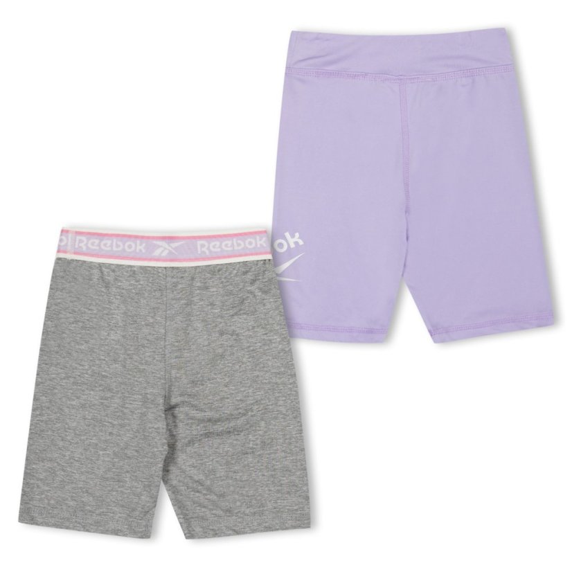 Reebok Kids' Jersey Jogger Shorts Lavender