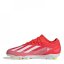 adidas X Crazyfast League Childrens Firm Ground Boots Red/Wht/Yellow