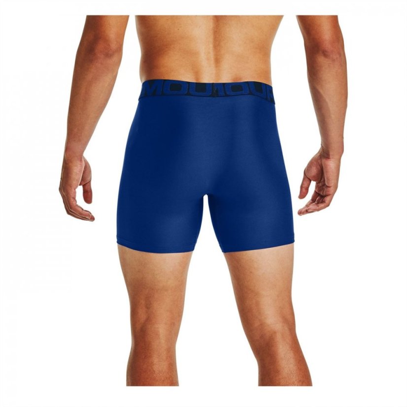 Under Armour Under 2 Pack 6inch Tech Boxers Mens Royal/Academy