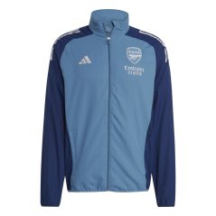 adidas Arsenal Pre Match Tracksuit Top 2025 2026 Mens Blue