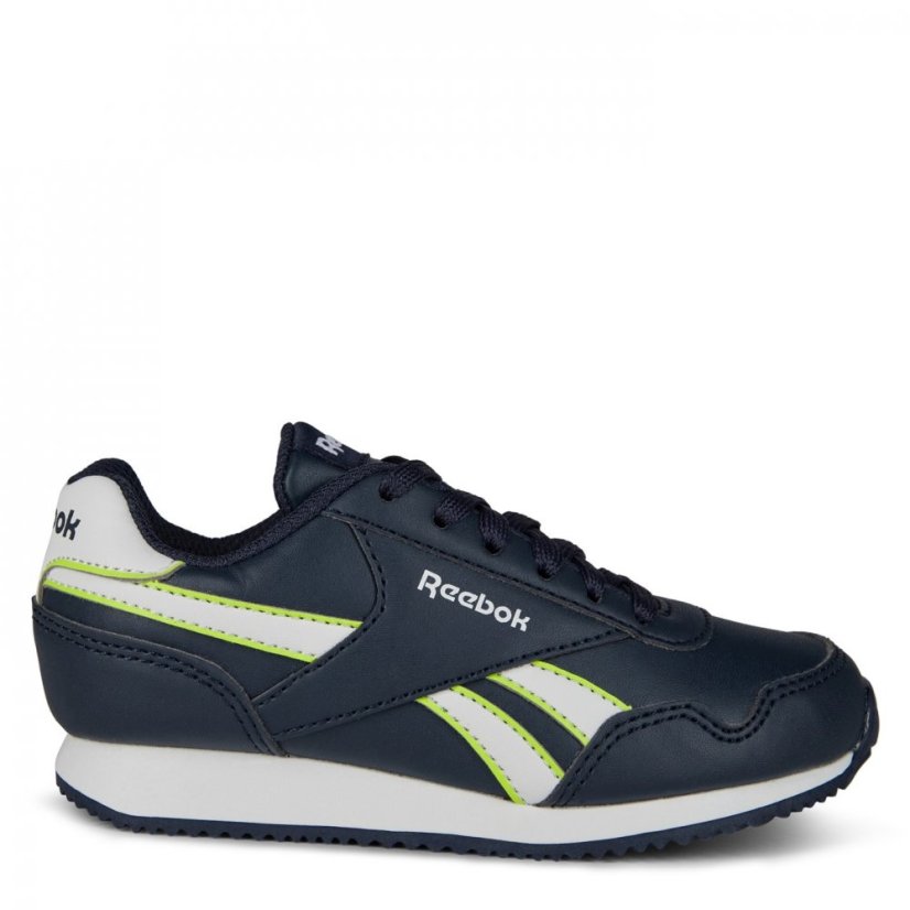 Reebok Royal Classic Jog 3 Shoes Low-Top Trainers Unisex Kids Vector Navy/Ftw