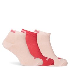 Puma Logo 3-Pack Socks Infants Lotus/Pink