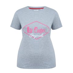 Lee Cooper Diamond dámske tričko Grey Marl