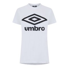 Umbro Diamond Logo Regular Fit T-Shirt White