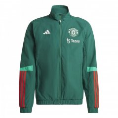adidas Manchester United Tiro Presentation Track Top 2023 2024 Adults Green/Red