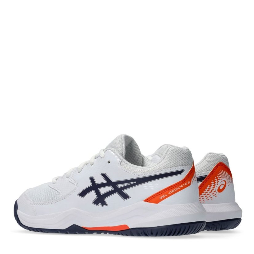 Asics Gel-Dedicate 8 Gs Tennis Shoes Unisex Kids White/Indigo