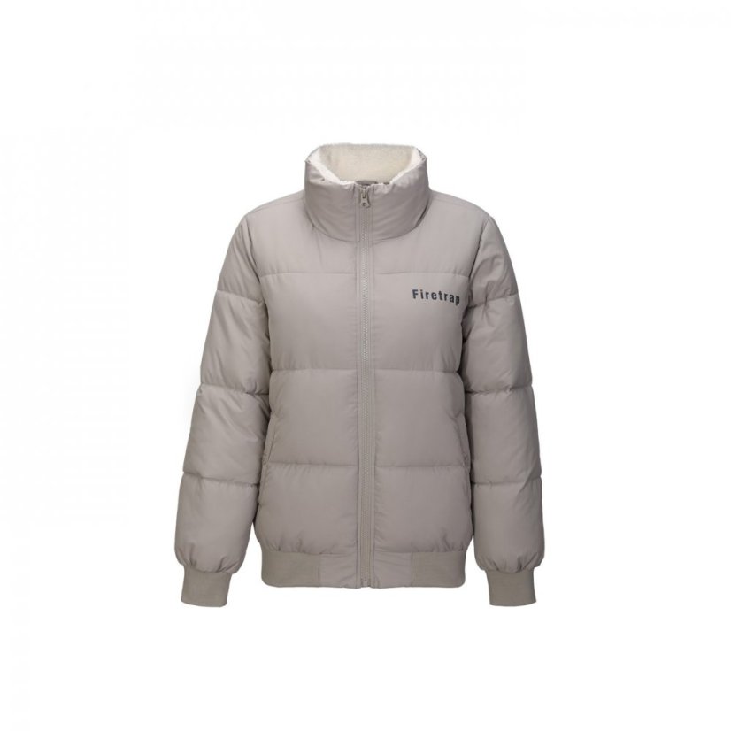 Firetrap Cozy Padded Jacket for Ladies Beige