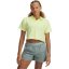 Under Armour Women's Icon Terry Short Sleeve Performance Polo Shirt Yellow