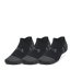 Under Armour UA Performance Tech 3-Pack No Show Socks Unisex Black