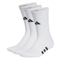 adidas Performance Cushioned Crew Socks 3 Pairs White