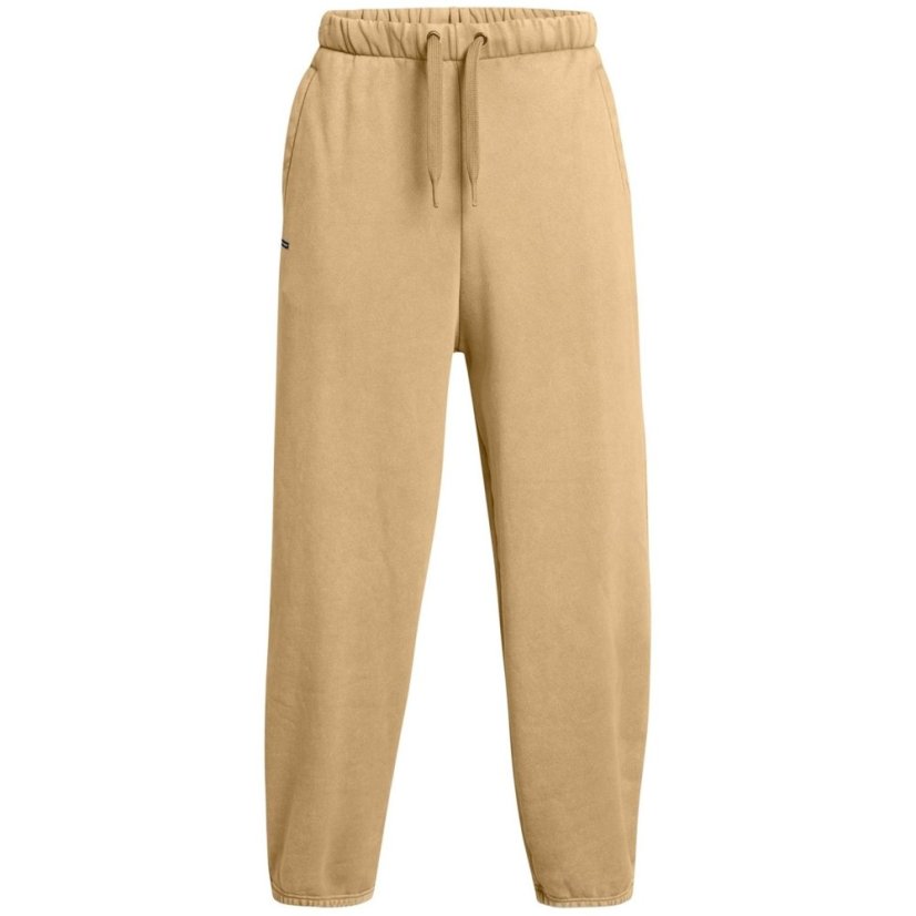 Under Armour Men's Icon Closed Hem Fleece Joggers Brown