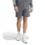 adidas Essentials 3 Stripe Fleece pánské šortky Grey/Grn Spark