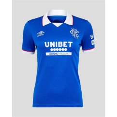Umbro Rangers Home Football Shirt 2025 2026 Womens Lapis Blue