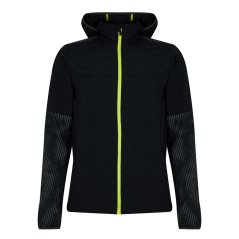 Umbro Men's Lightweight Ergonomic Performance Training Jacket Blk/Perisco/Lim