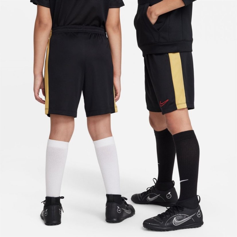Nike Academy Shorts Junior Boys Black/Gold/Red