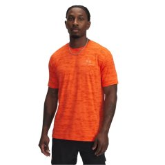 Under Armour Men's Vanish Energy Printed Short-Sleeve Performance Gym Top Orange