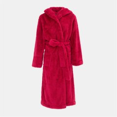 Linea Fleece Robe Women Berry