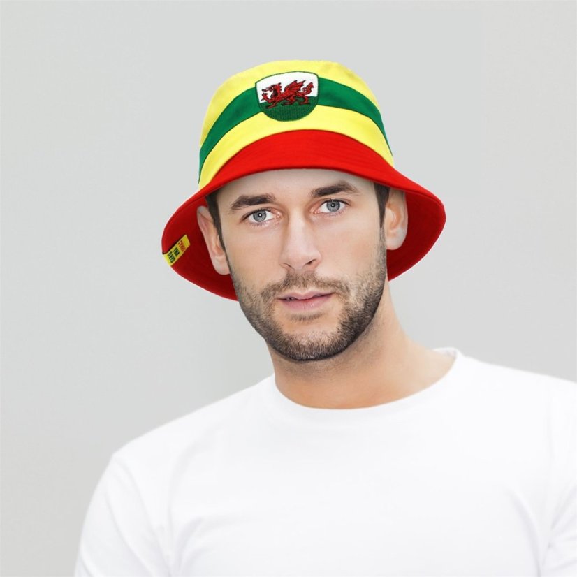 Team Team Bucket Hat 00 Wales Red