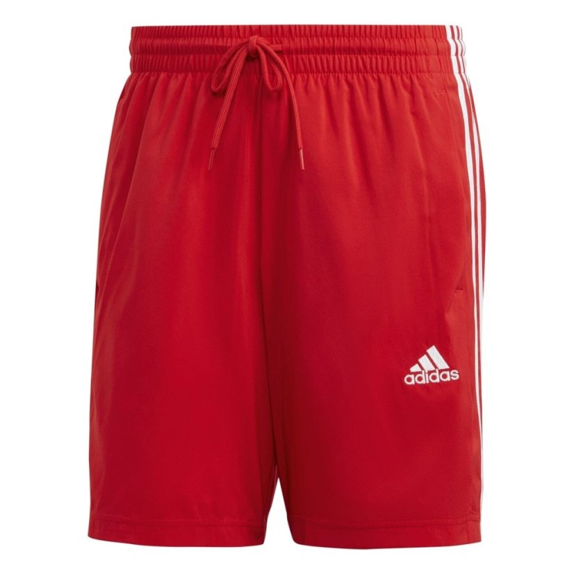 adidas Essentials 3-Stripes Shorts Red/White
