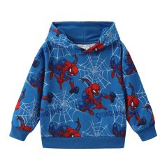 Character Character Fleece-Lined Hoodie Infant Spiderman Blue