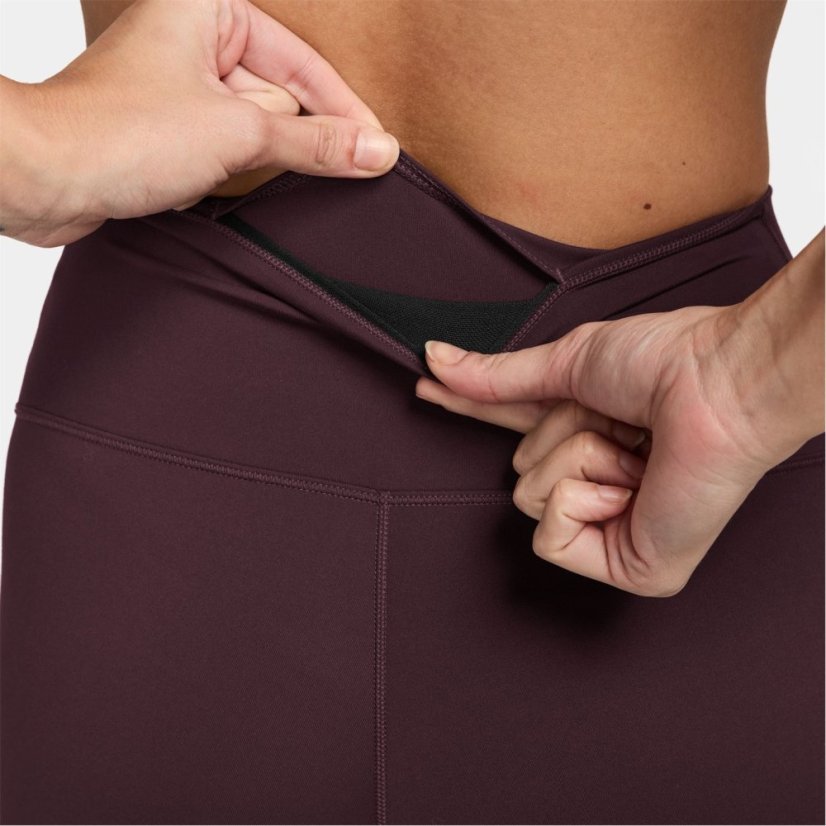 Nike One High-Rise Tights Womens Burgundy Crush