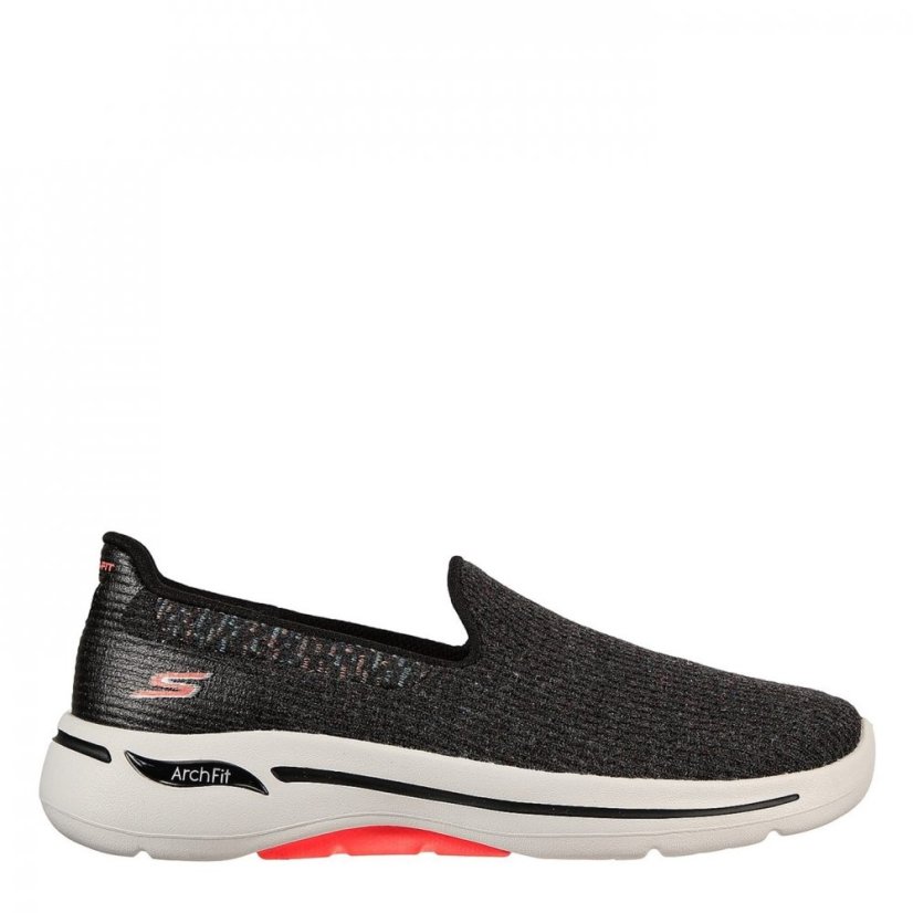 Skechers Go Walk Arch Fit - Our Earth Black/Hot Pink