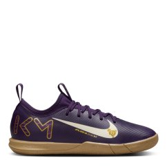 Nike Zoom Mercurial Vapor 16 Academy Juniors Indoor Football Boots Purple/Ivory