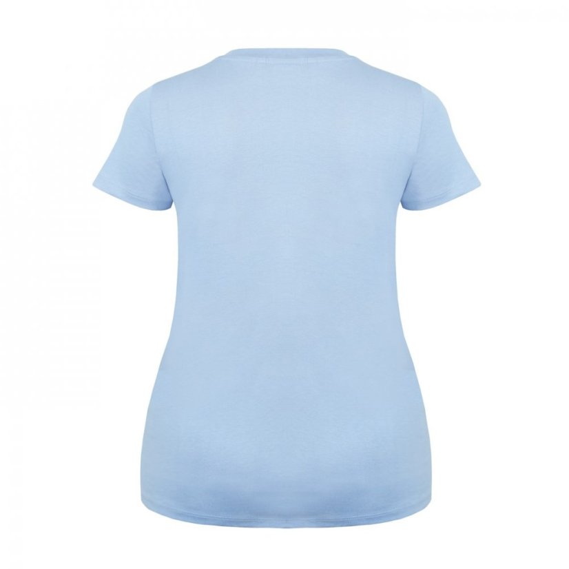 Slazenger V Neck Tee Lds Light Blue