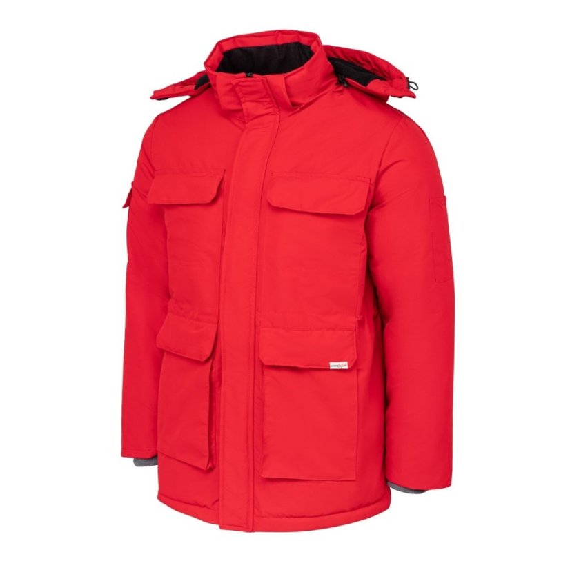 Lee Cooper Cooper Men Padded Parka Jacket Red