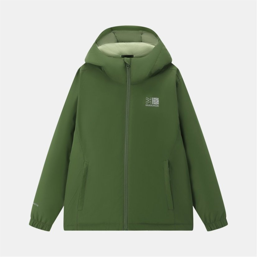 Karrimor Unisex Kids Sierra Waterproof Thermolite Insulated Puffer Jacket Khaki