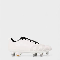 Canterbury Stampede Groundbreak Team Soft Ground Rugby Boots White