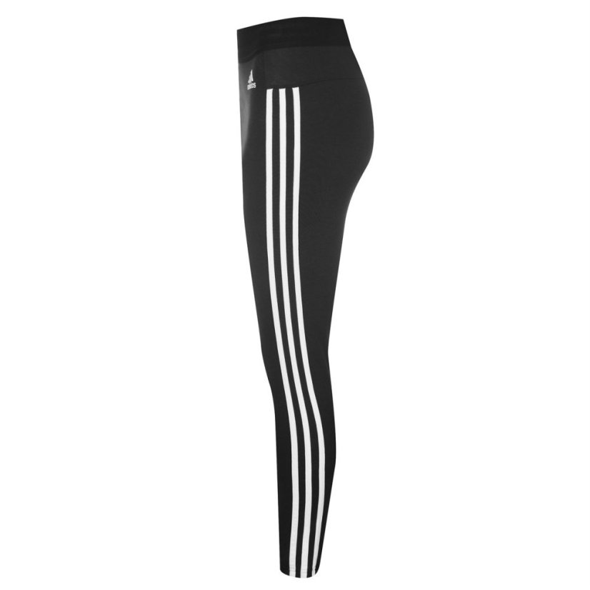 adidas Essentials 3 Stripe Leggings Womens Black/White