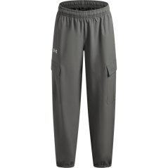 Under Armour UA Rival Woven Girls Cargo Pants Green/White
