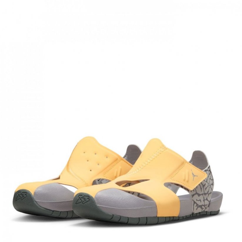 Air Jordan Flare Little Kids' Shoes Gold/Grey