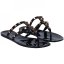 SoulCal Studded Womens Sandals Black